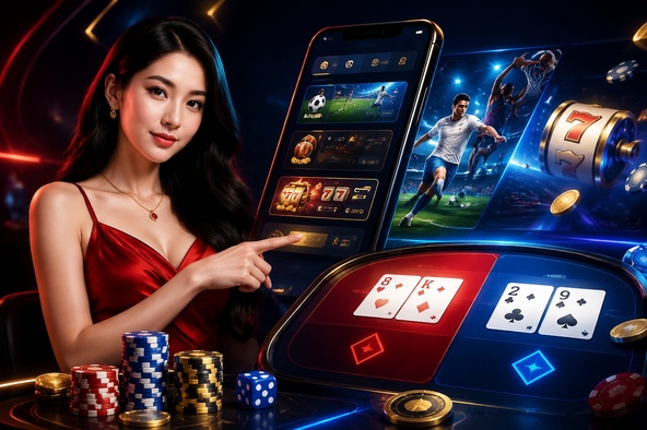 Sảnh casino trực tuyến 88xz với bàn baccarat live dealer